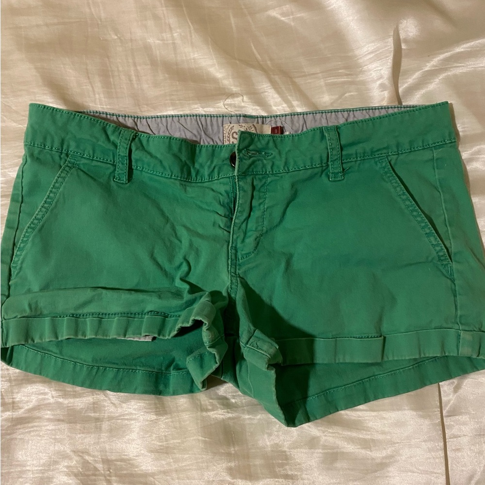 Green shorts